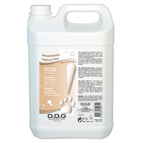 Dog Génération® Pflegeshampoo Vanille Pro 5 Liter