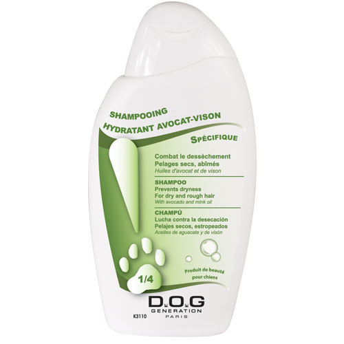 Dog Génération® Feuchtigkeit spendendes Pflegeshampoo Avocado &amp; Nerzöl 250ml